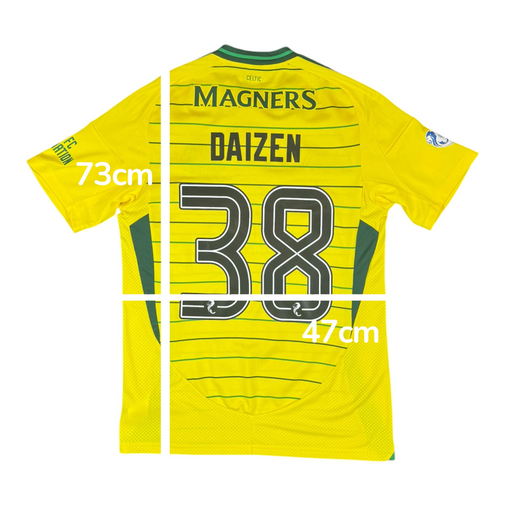 2024-25 Celtic Away Shirt DAIZEN #38 - 9/10 - (M)