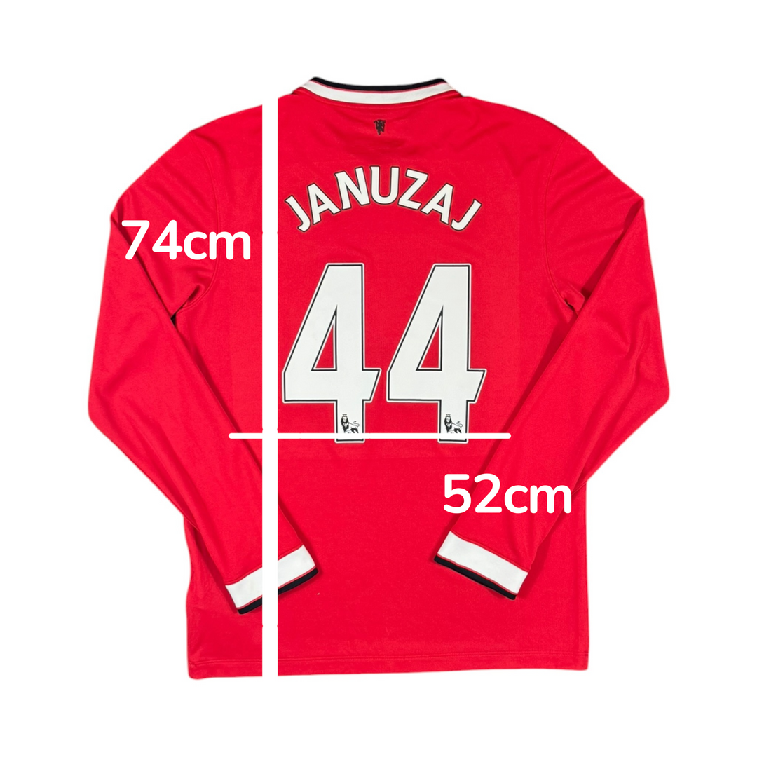 2014-15 Manchester United L/S Home Shirt JANUZAJ #44 - 9/10 - (M)