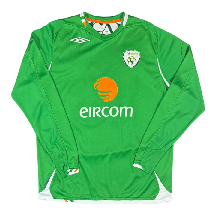2004-06 Ireland Home L/S Shirt #16 - 8/10 - (L)