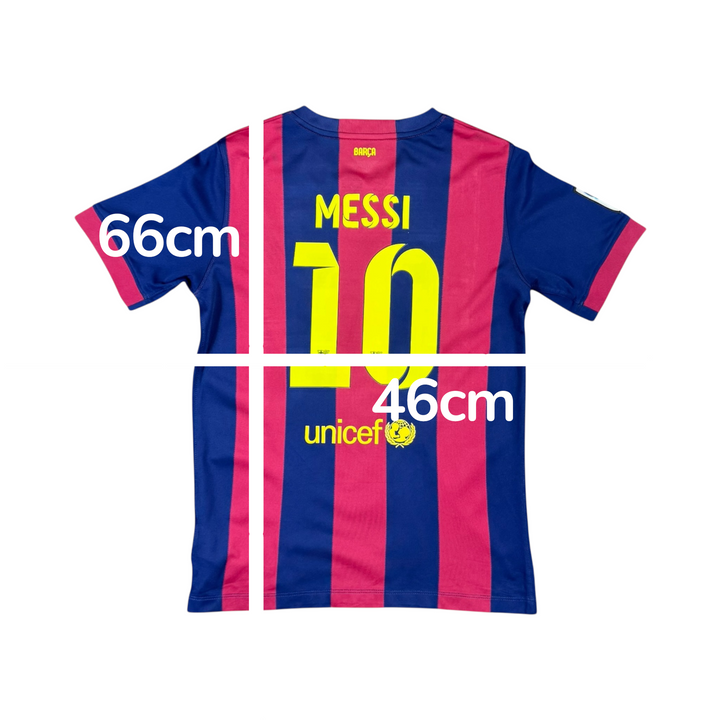 2014-15 Barcelona Nike Home Shirt MESSI #10 - 8/10 - (13-14 Years)