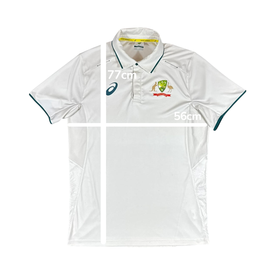 2023-24 Australia Asics Test Cricket Shirt - 8/10 - (L)