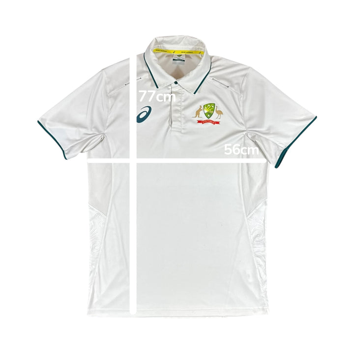 2023-24 Australia Asics Test Cricket Shirt - 8/10 - (L)