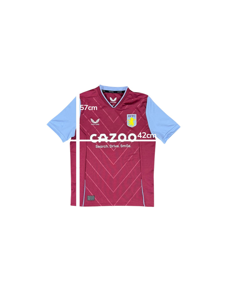 2022-23 Aston Villa Castore Home Shirt - 9/10 - (11-12 Years)