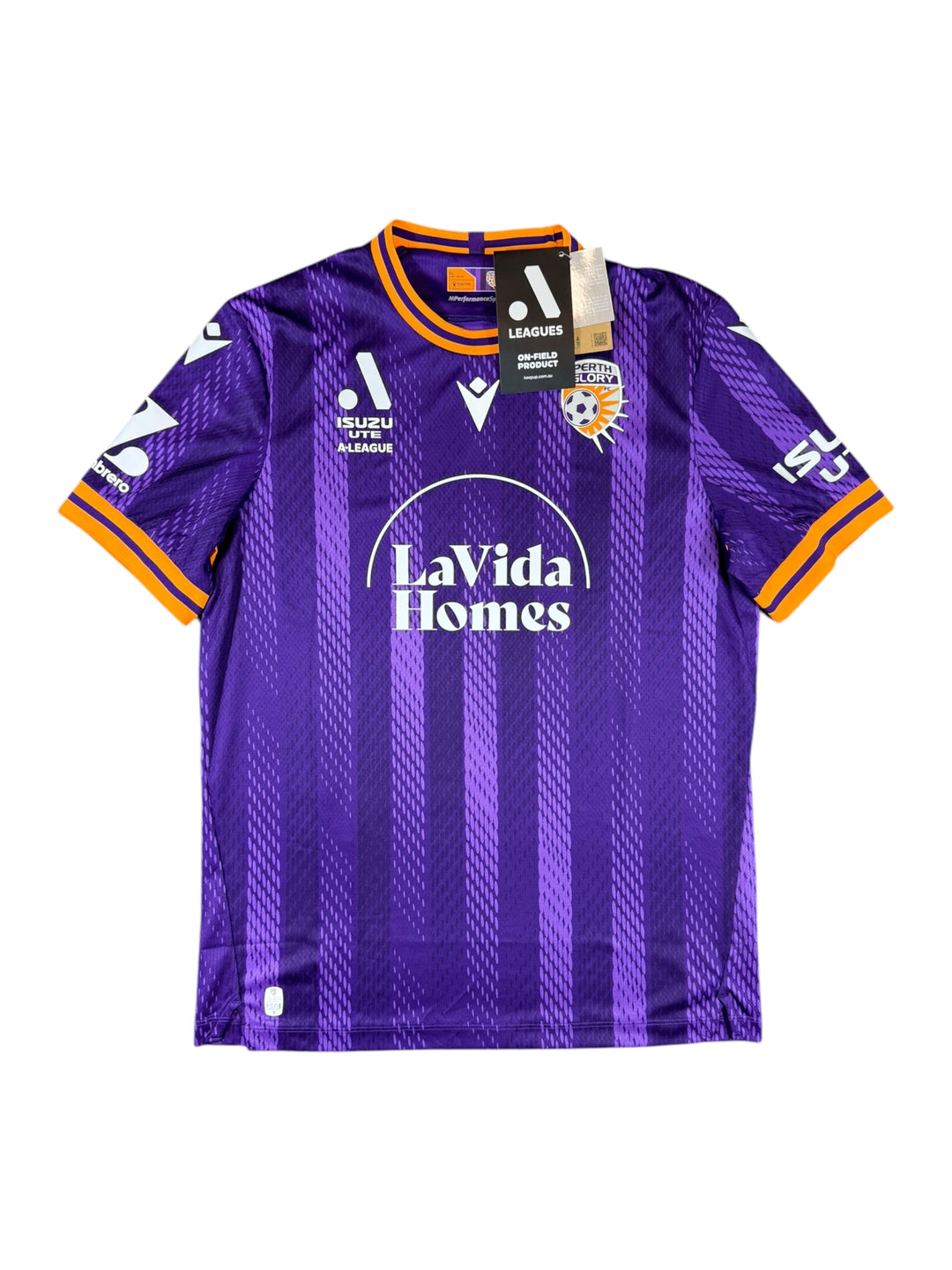 2024/25 Perth Glory Macron Home Football Shirt Brand New (XL)