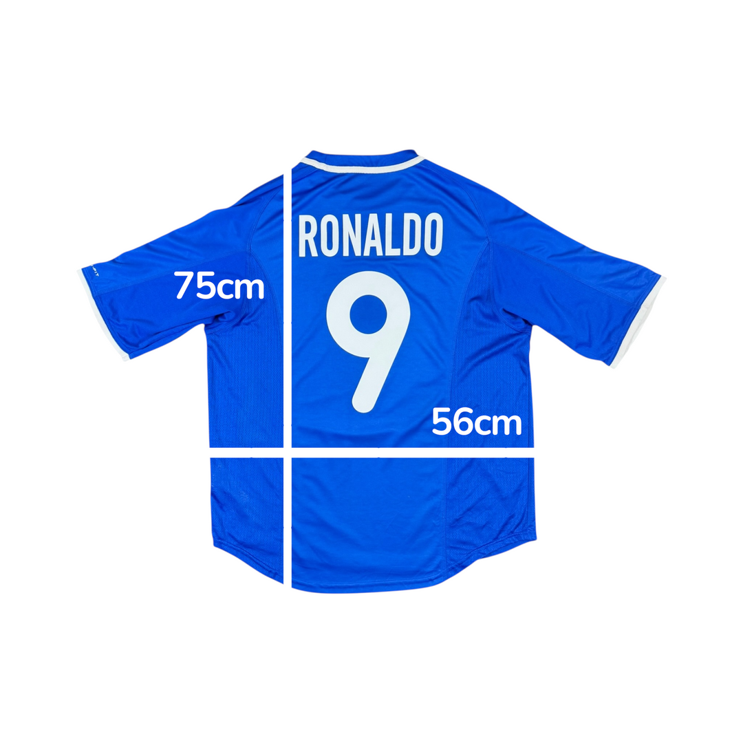 2000-02 Brazil Nike Away Shirt RONALDO #9 - 10/10 - (L)