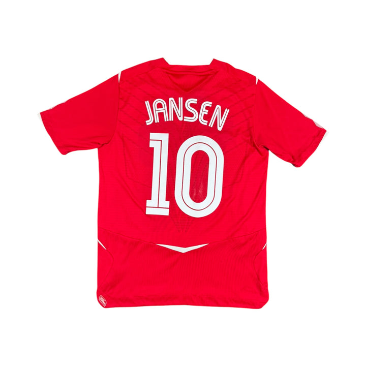 2008-09 Wrexham Umbro Home Shirt #10 JANSEN - 9/10 - (XL)