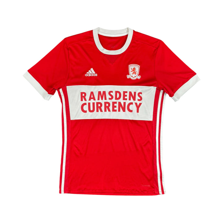 2017-18 Middlesbrough Adidas Home Shirt - 8/10 - (S)