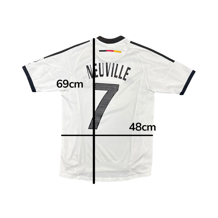 2002-04 Germany Adidas Home Shirt NEUVILLE #7 - 8/10 - (S)