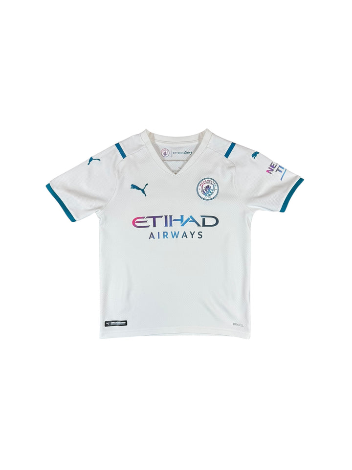 2021-22 Manchester City Puma Away Shirt - 8/10 - (6-8 Years)