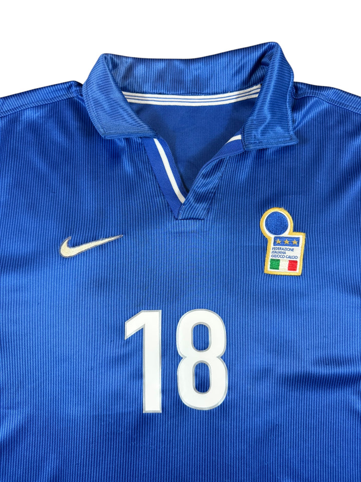 1998 Italy Nike Football Shirt #18 Baggio - 8/10 - (M)