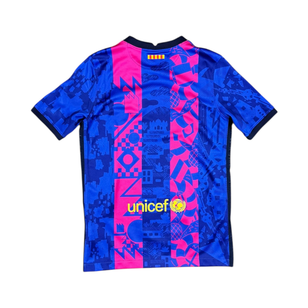 2021-22 Barcelona Nike Home Shirt - 10/10 - (13-14 Years)