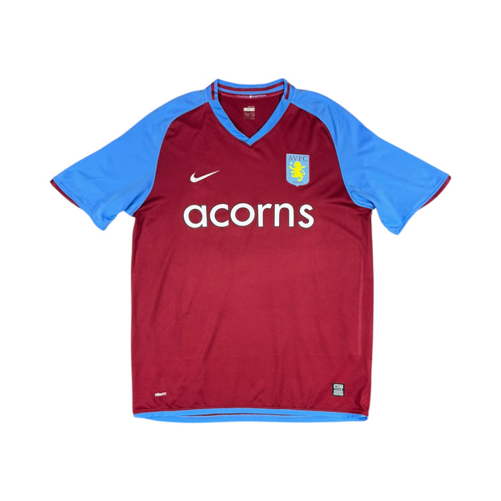 2008-09 Aston Villa Nike Home Shirt #8 MILNER - 9/10 - (XL)