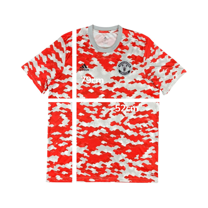 2021-22 Manchester United Adidas Pre-Match Shirt - 8/10 - (XL)