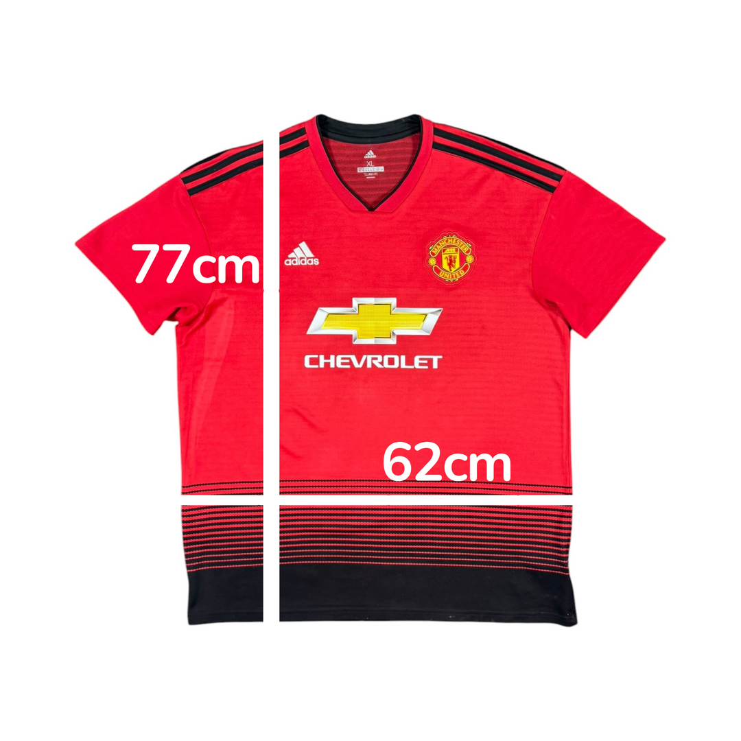 2018-19 Manchester United Home Shirt - 9/10 - (XL)