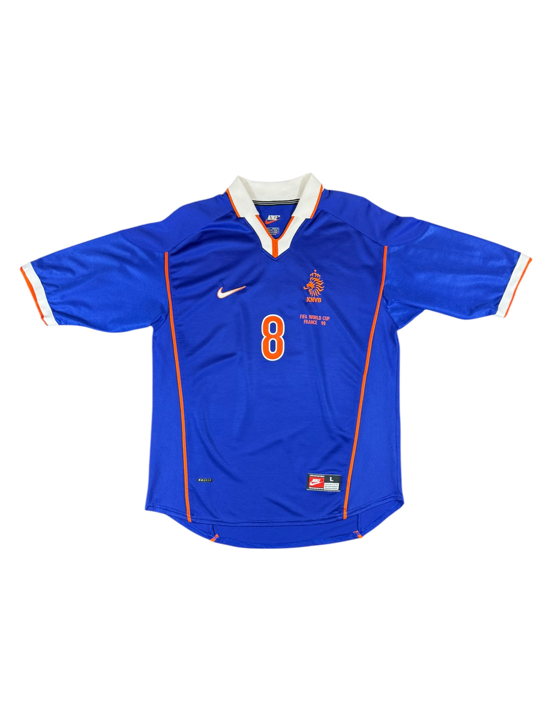 1998/00 Netherlands Nike Football Shirt #8 Bergkamp - 9/10 - (L)