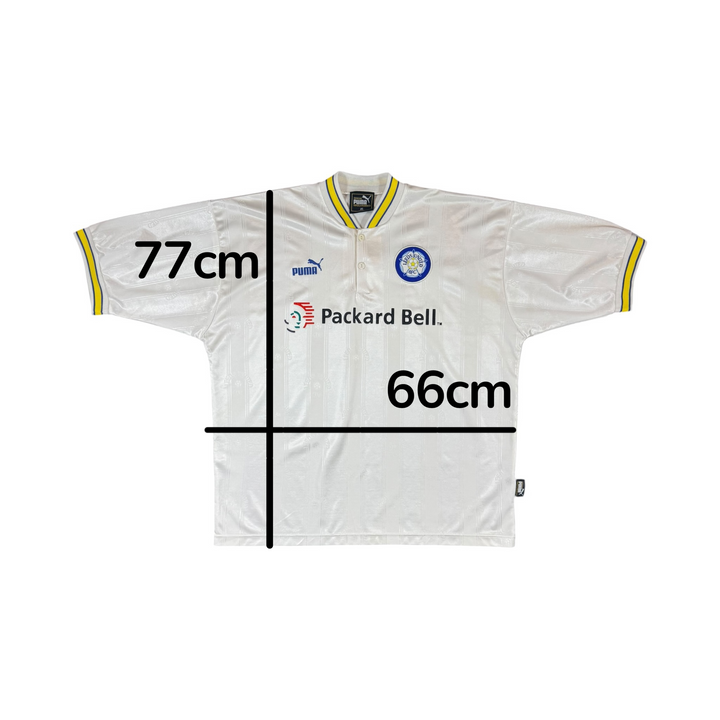 1996-98 Leeds United Home Shirt - 9/10 - (XL)