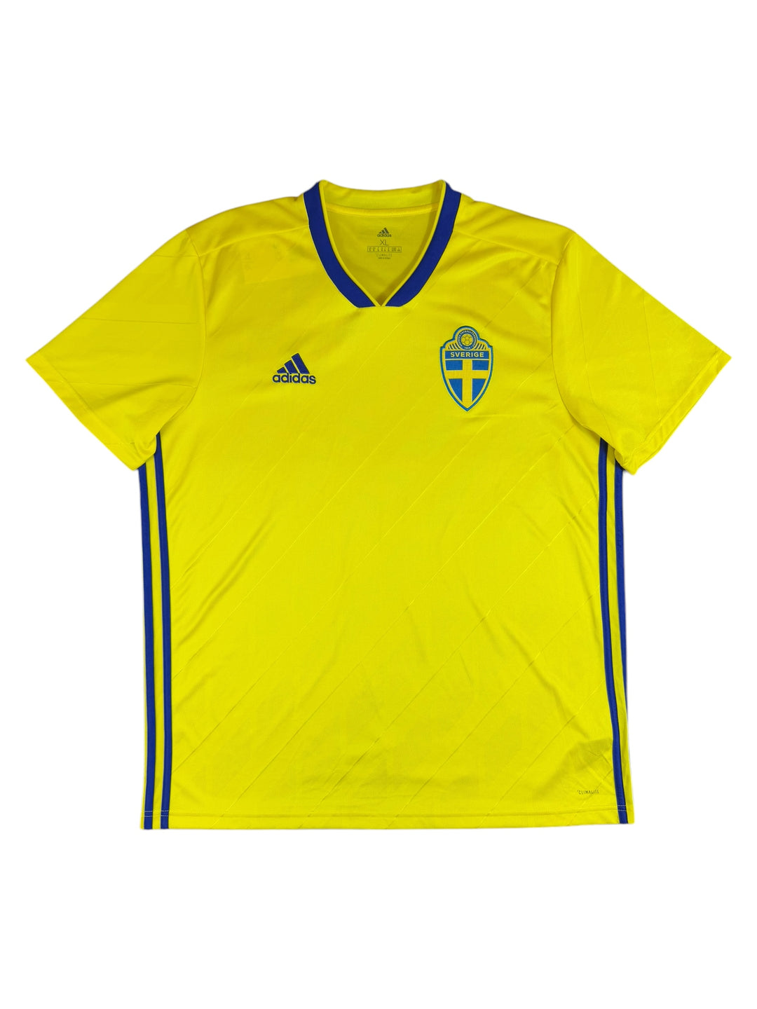 2017/18 Sweden Adidas Football Shirt - 9/10 - (XL)