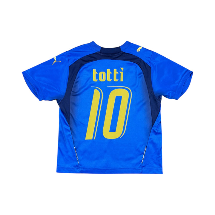 2006 Italy Puma Home Shirt #10 TOTTI - 8/10 - (10-11 Years)