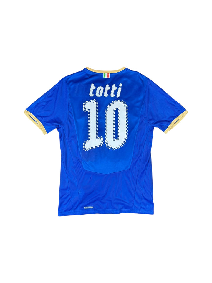2008 Italy Puma Home Shirt #10 TOTTI - 7/10 - (S)