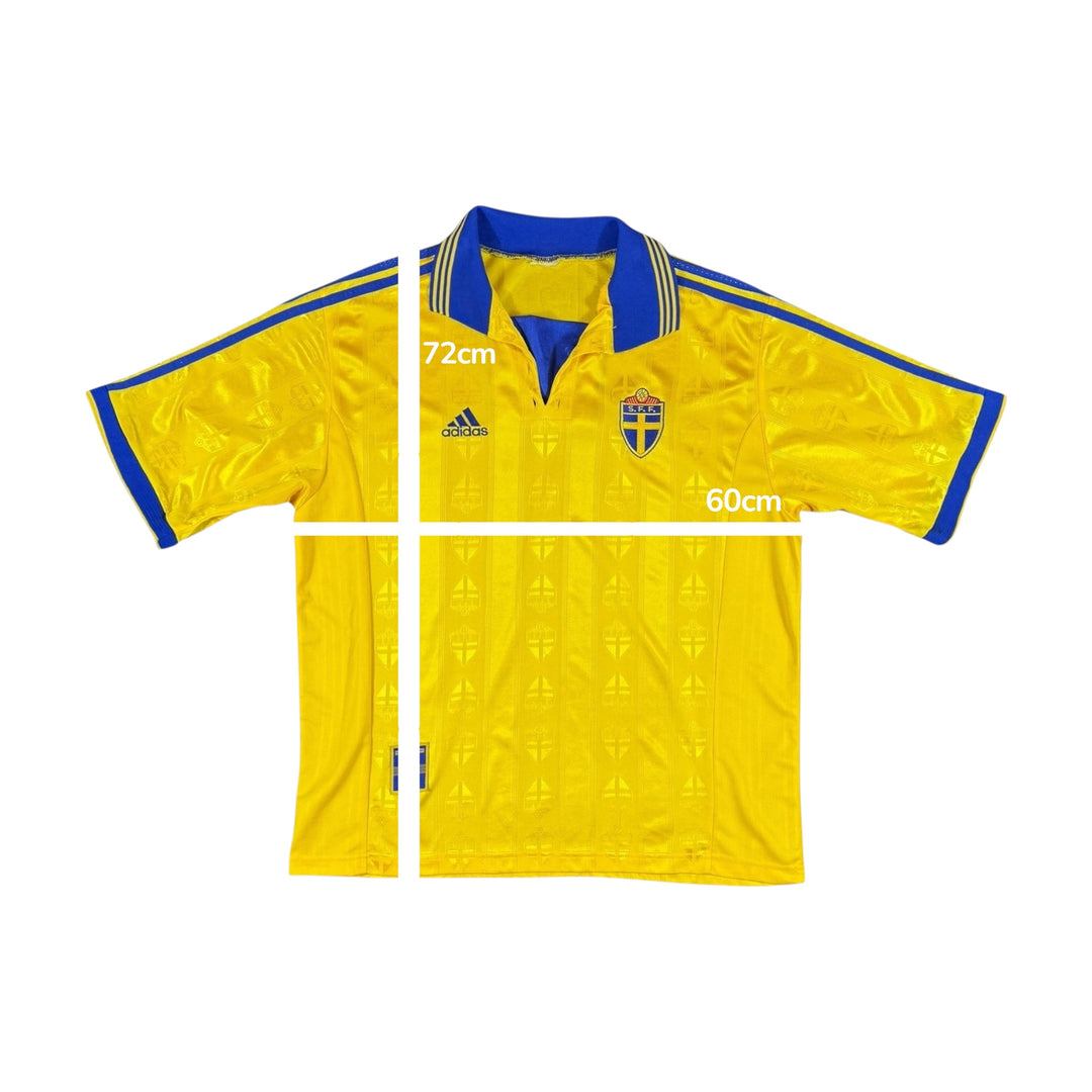 1998-99 Sweden Adidas Home Shirt - 7/10 - (XL)