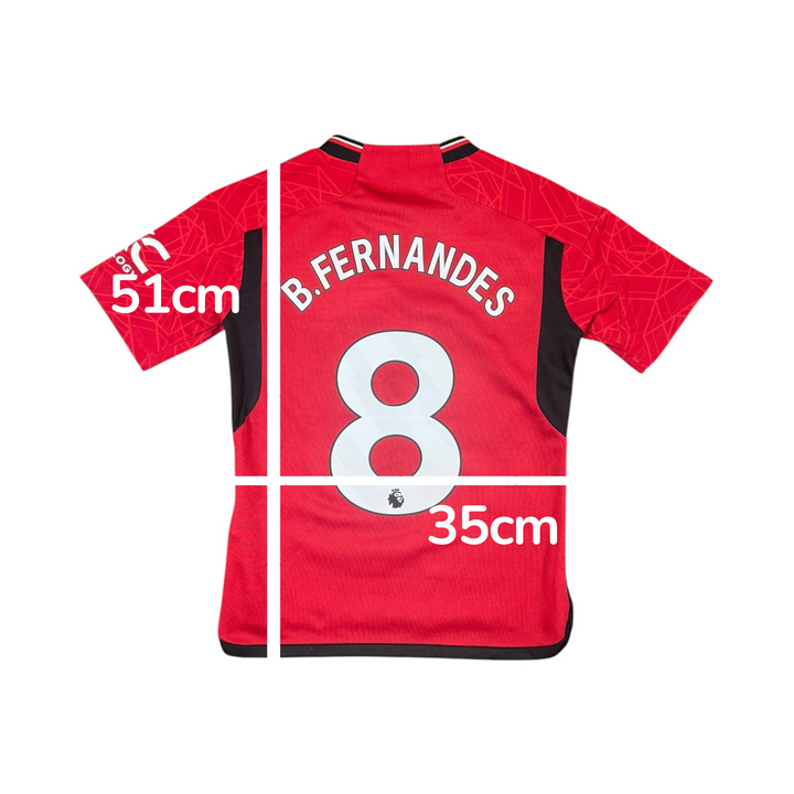 2023-24 Manchester United Home Shirt B. FERNANDES #8 - 7/10 - (9-10 Years)