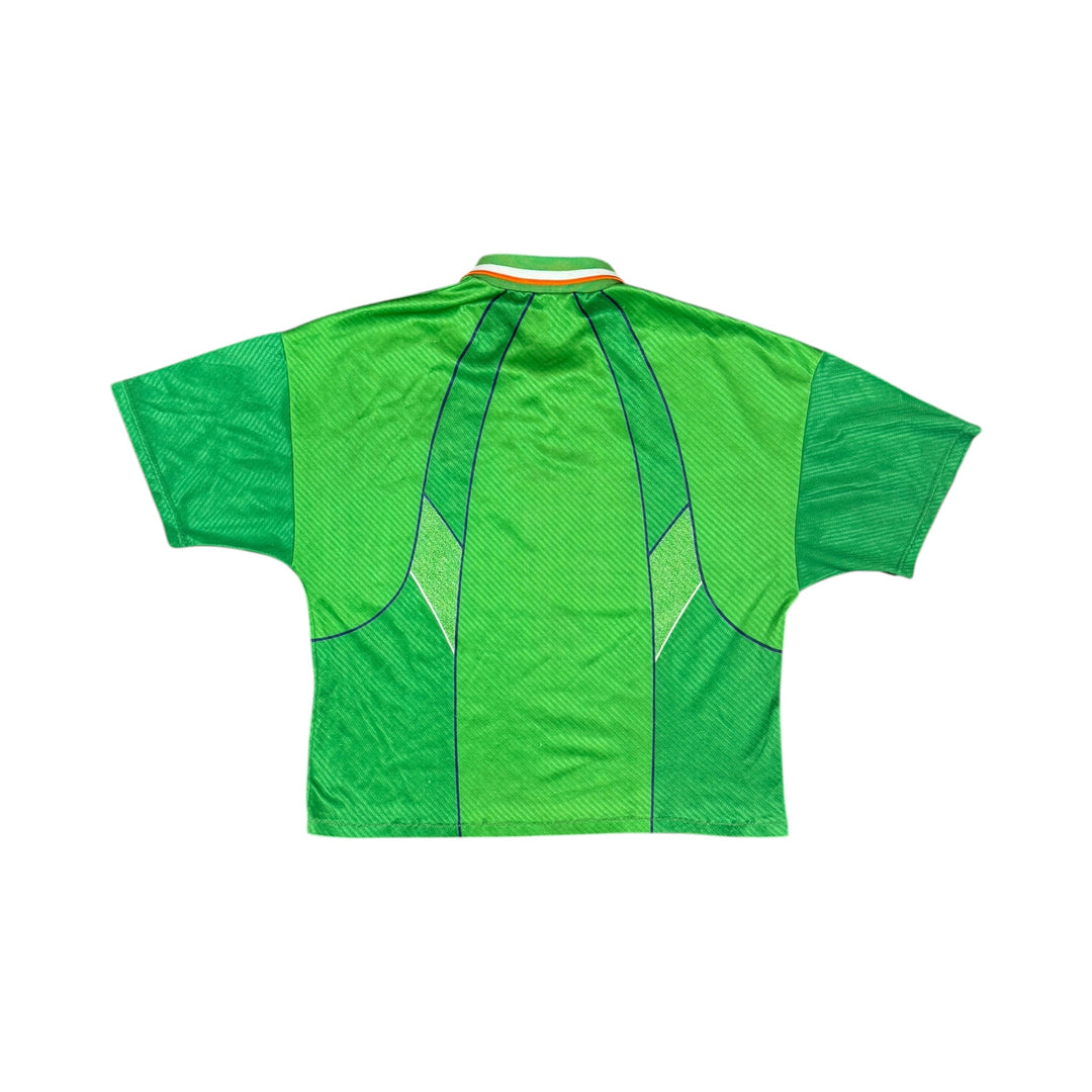 1994-95 Ireland Umbro Home Shirt Cropped - 8/10 - (L)