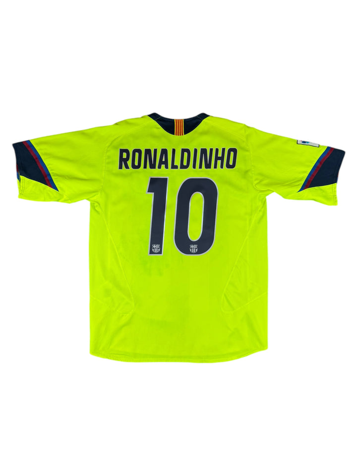 2005/06 Barcelona Nike Football Shirt #10 Ronaldinho - 7/10 - (XL)