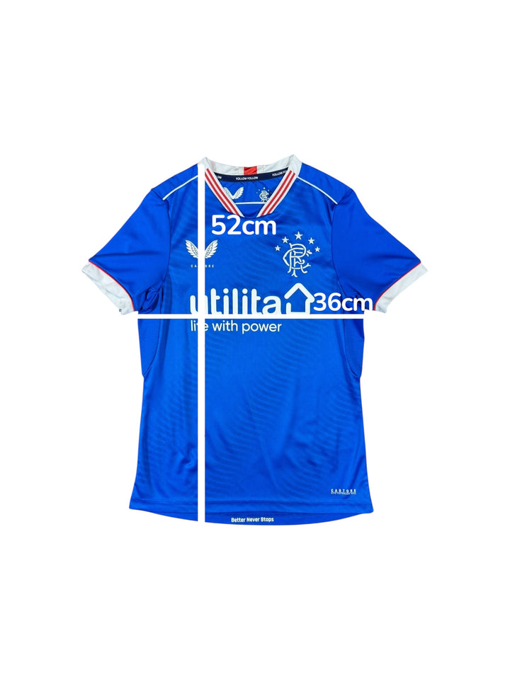2020/21 Rangers Castore Home Shirt - 8/10 - (9-10 Years)