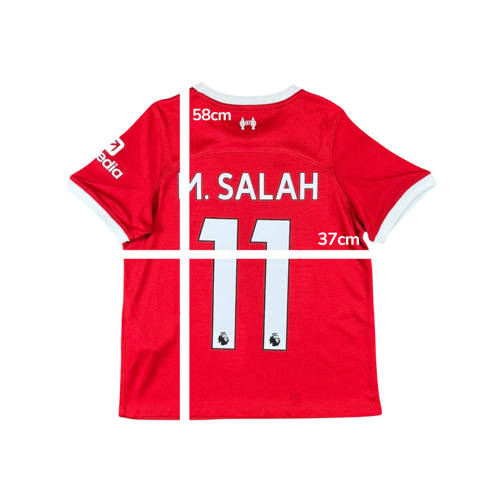 2023-24 Liverpool Nike Home Shirt #11 M. SALAH - 10/10 - (6-7 Years)
