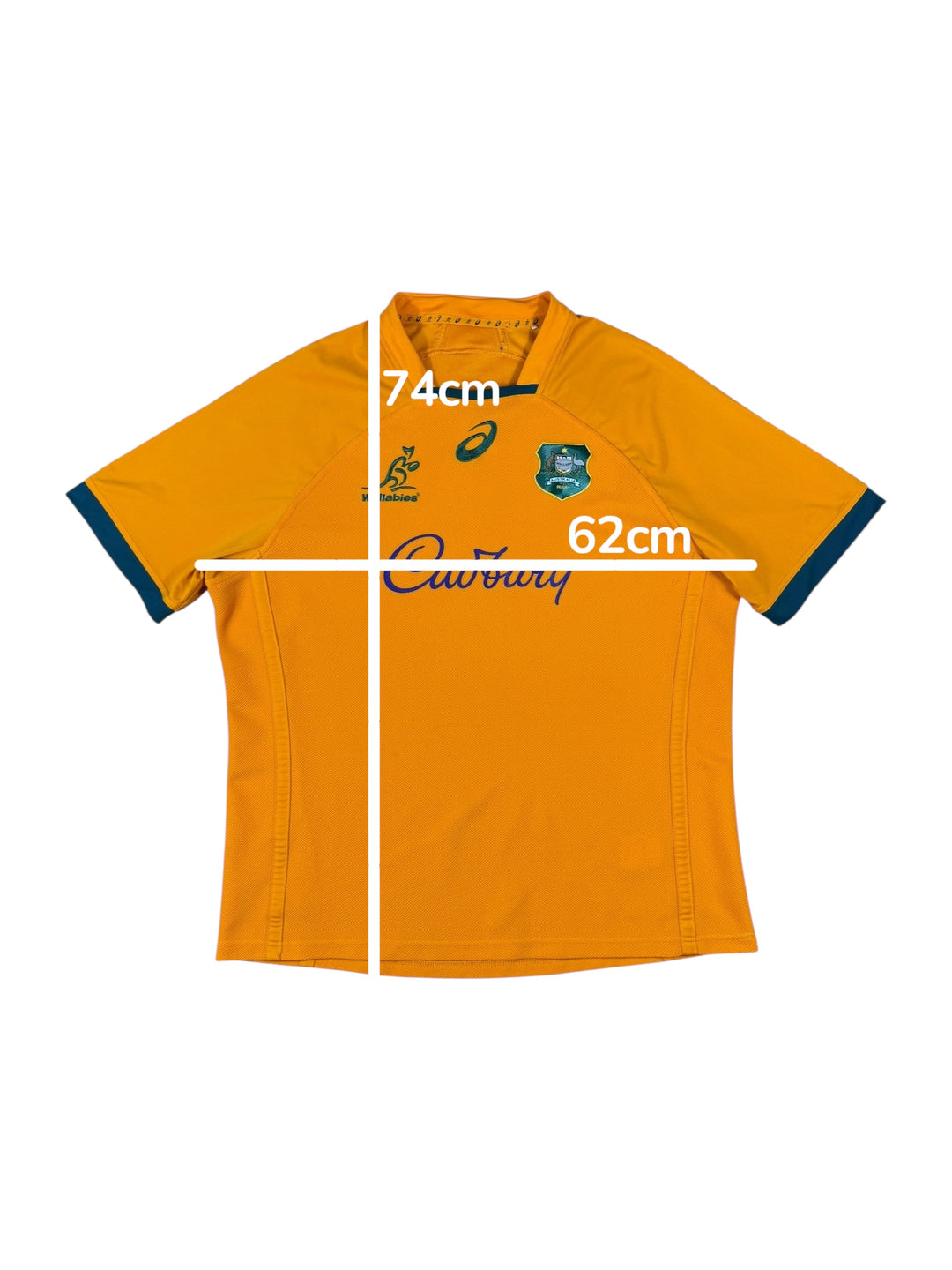 2023 Australia Wallabies ASICS Home Rugby Shirt - 8/10 - (2XL)
