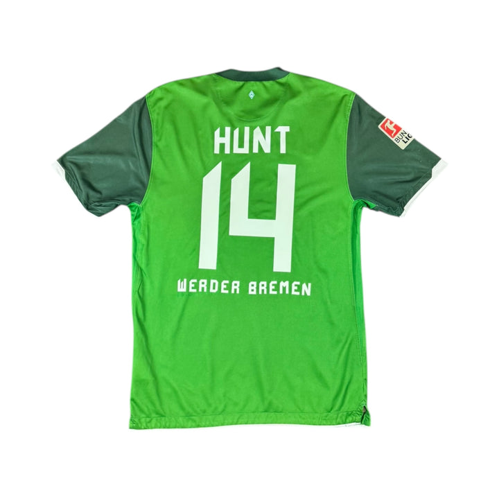 2010-11 Werder Bremen Nike Home Shirt #14 HUNT - 8/10 - (M)