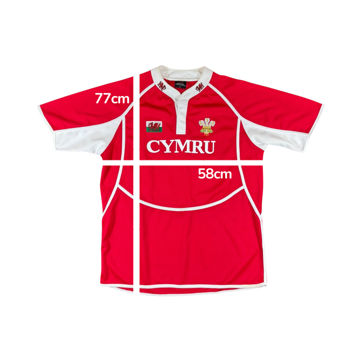 2000s Wales Rugby Union Home Shirt - 7/10 - (L)