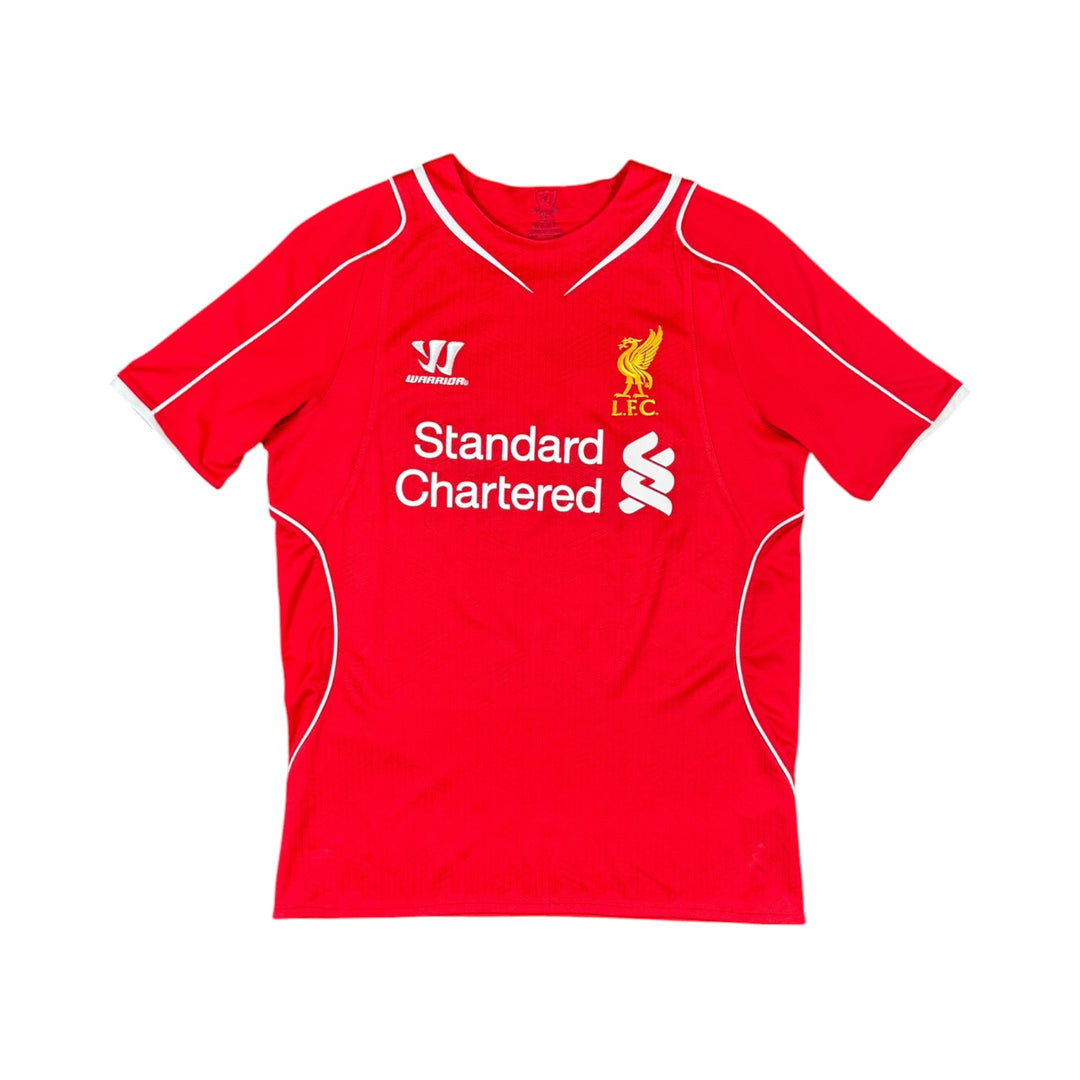 2014-15 Liverpool Warrior Home Shirt GERRARD #8 - 8/10 - (S)