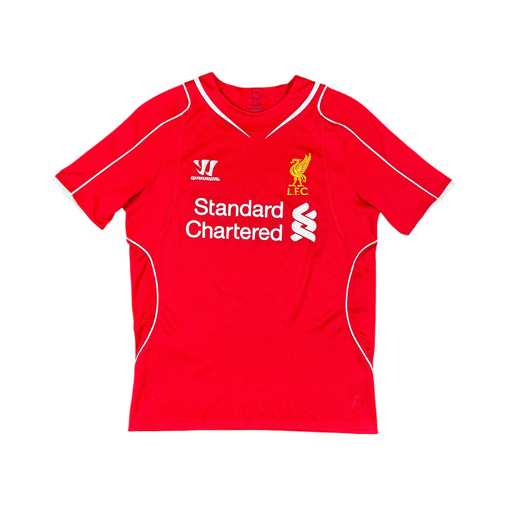 2014-15 Liverpool Warrior Home Shirt GERRARD #8 - 8/10 - (S)