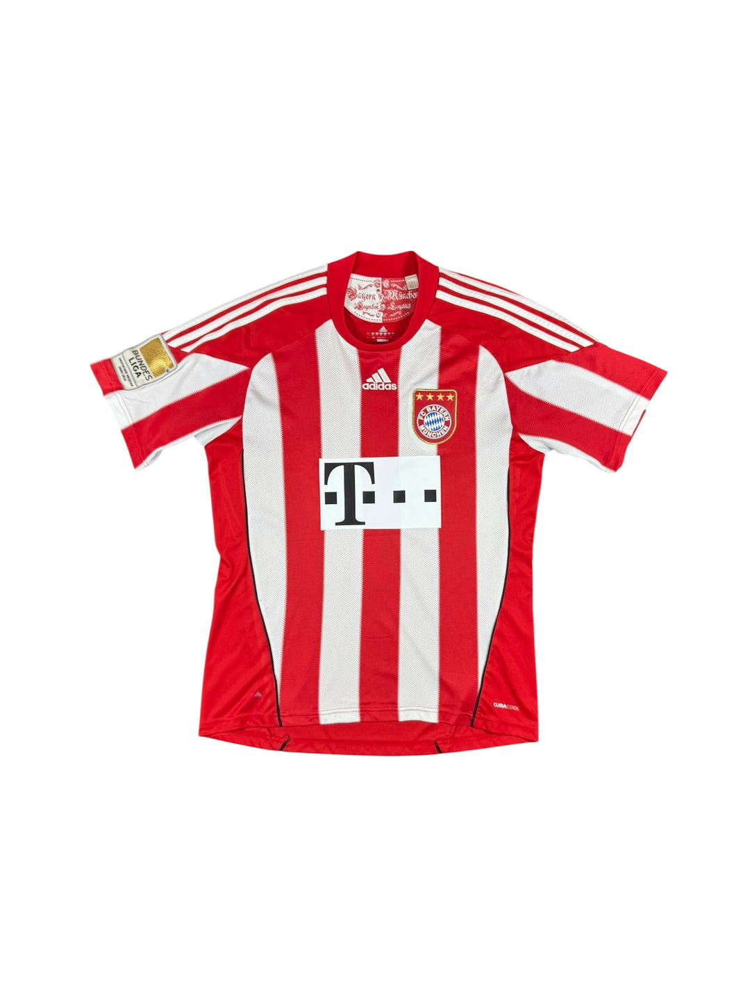 2010-11 Bayern Munich Adidas Home Shirt #10 ROBBEN - 7/10 - (M)
