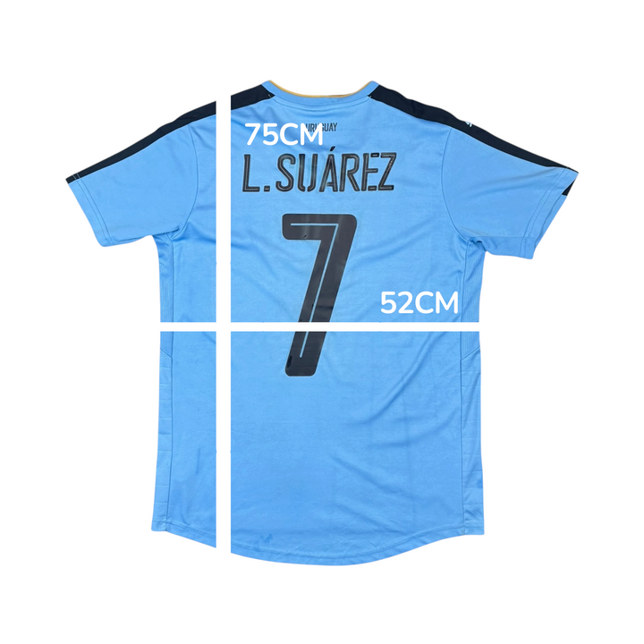 2016-17 Uruguay Puma Home Shirt SUAREZ #7 - 7/10 - (M)
