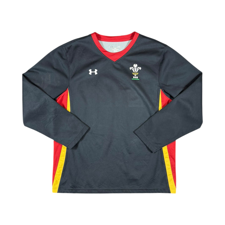 2016-17 Wales Under Armour Rugby Player Issue Training Shirt - 9/10 - (L)