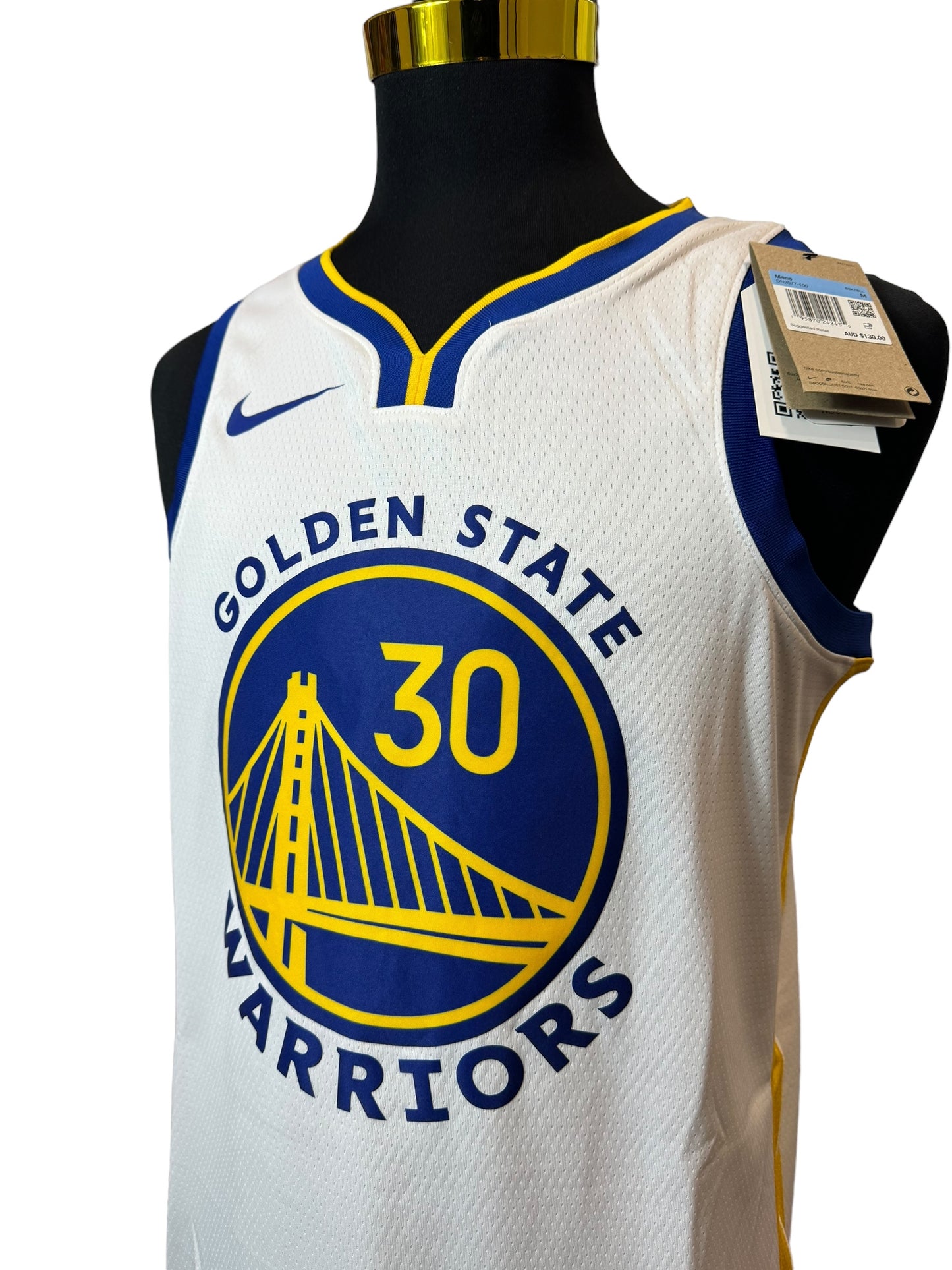 Golden State Warriors Basketball NBA Jersey #30 Curry New