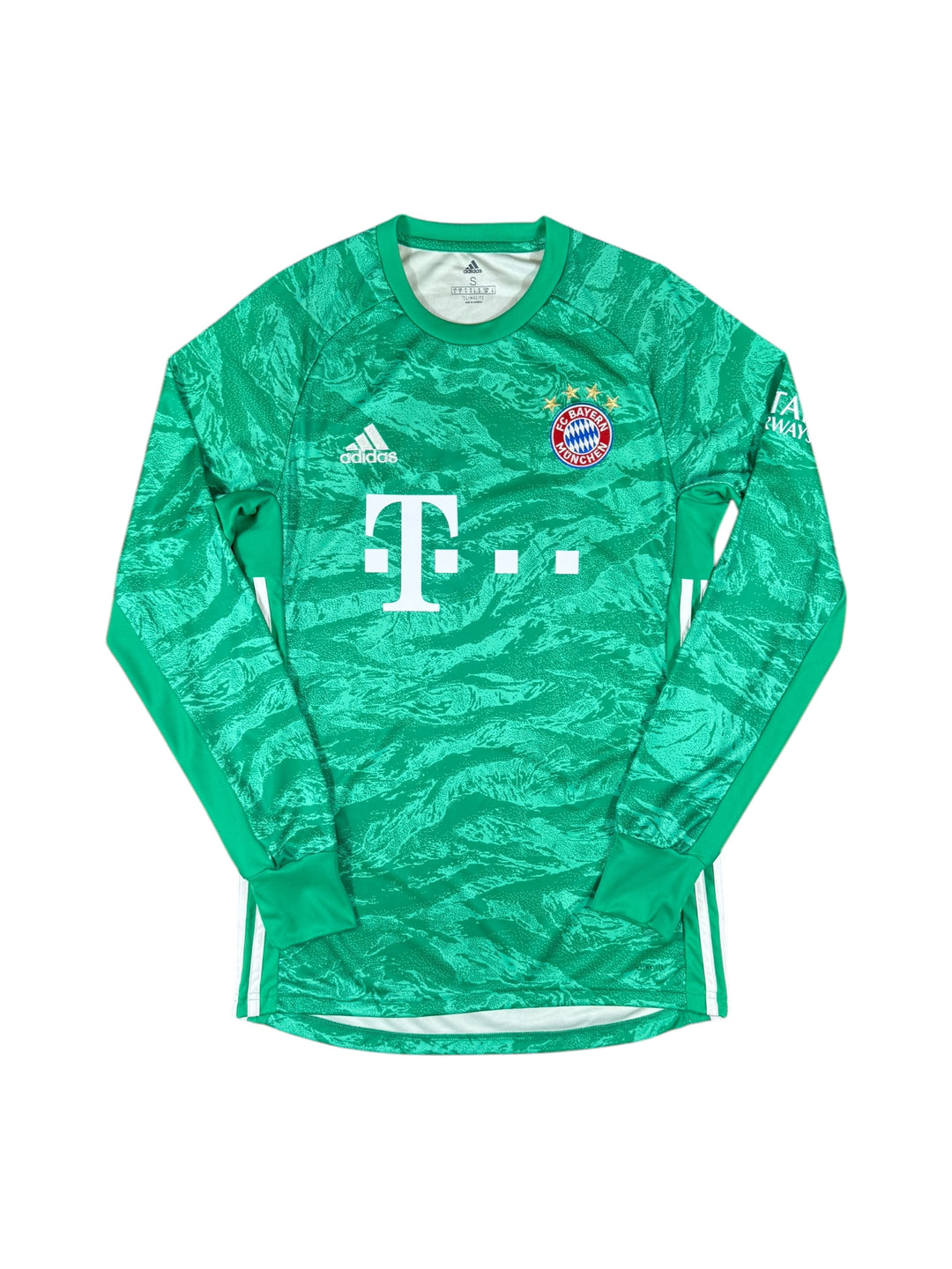 2019/20 Bayern Munich Adidas Football Long Sleeve Goalkeeper Shirt - 9/10 - (S)