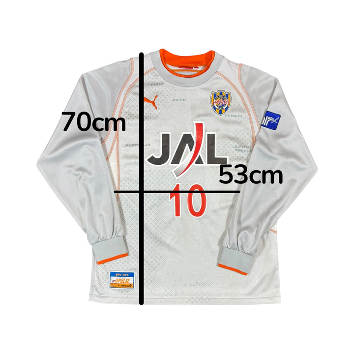 2005-06 Shimizu S-Pulse Puma Away L/S Shirt #10 - 8/10 - (L)