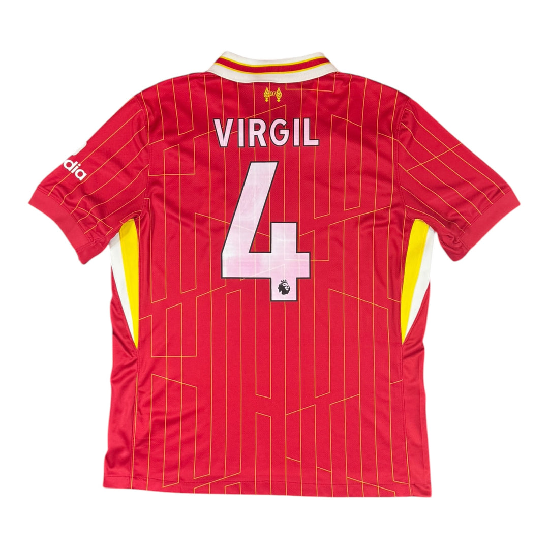 2024-25 Liverpool Home Shirt VIRGIL #4 Brand New (L)