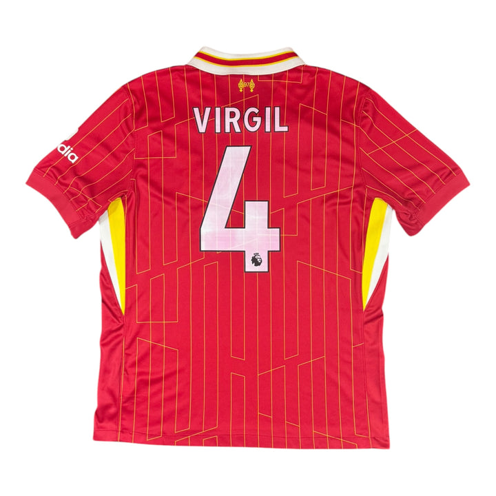 2024-25 Liverpool Home Shirt VIRGIL #4 Brand New (L)