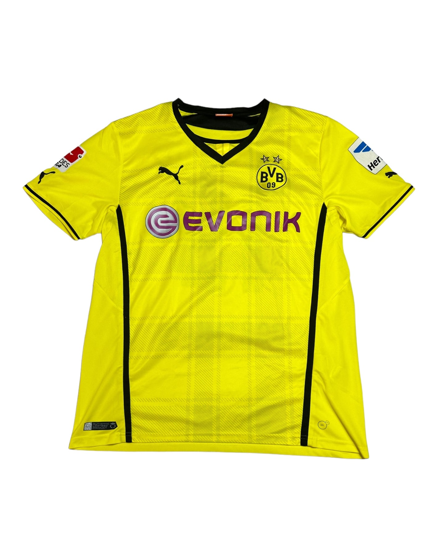 2013/14 Borussia Dortmund Grobkeutz Home Football Jersey Men’s XL