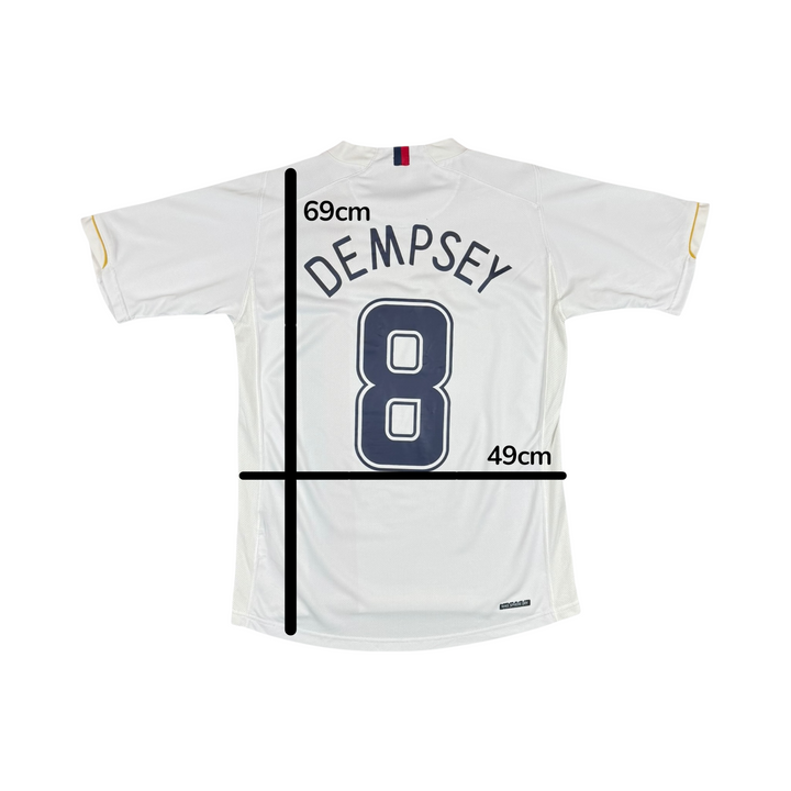 2006-07 USA Nike Home Shirt #8 DEMPSEY - 9/10 - (S)