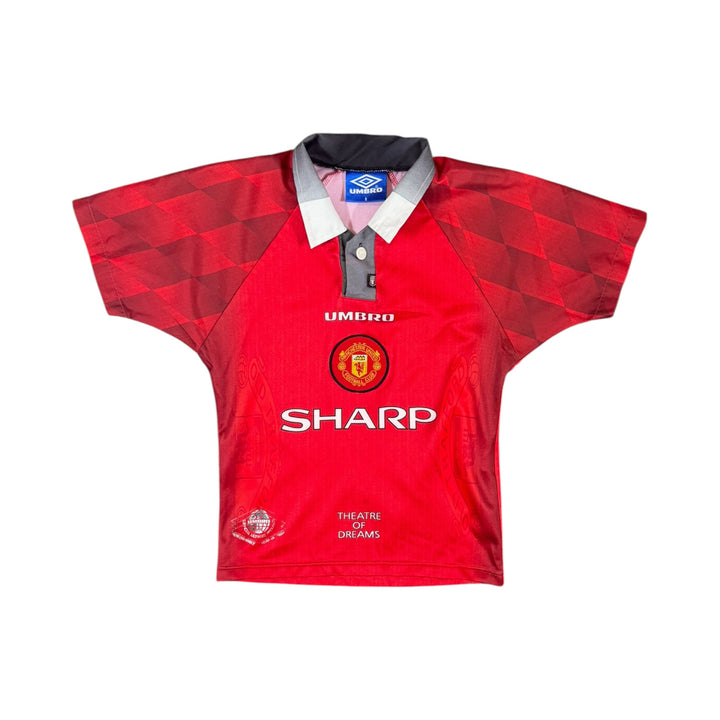 1996-98 Manchester United Home Shirt - 9/10 - (9-10 Years)