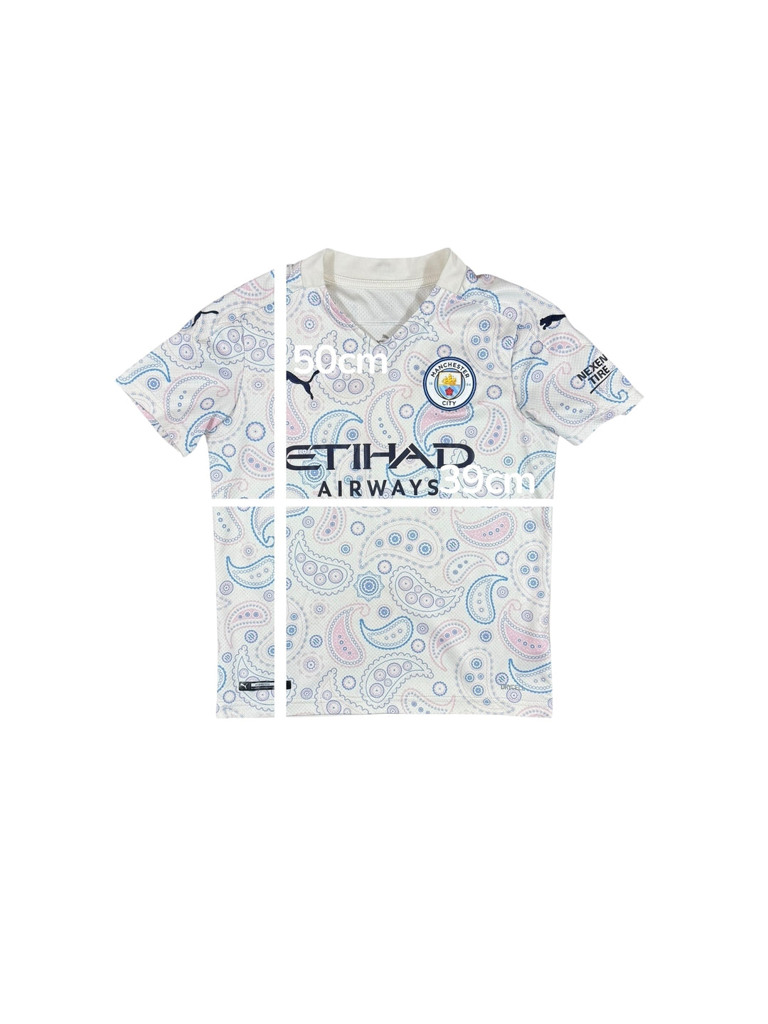 2020-21 Manchester City Puma Third Shirt - 8/10 - (9-10 Years)