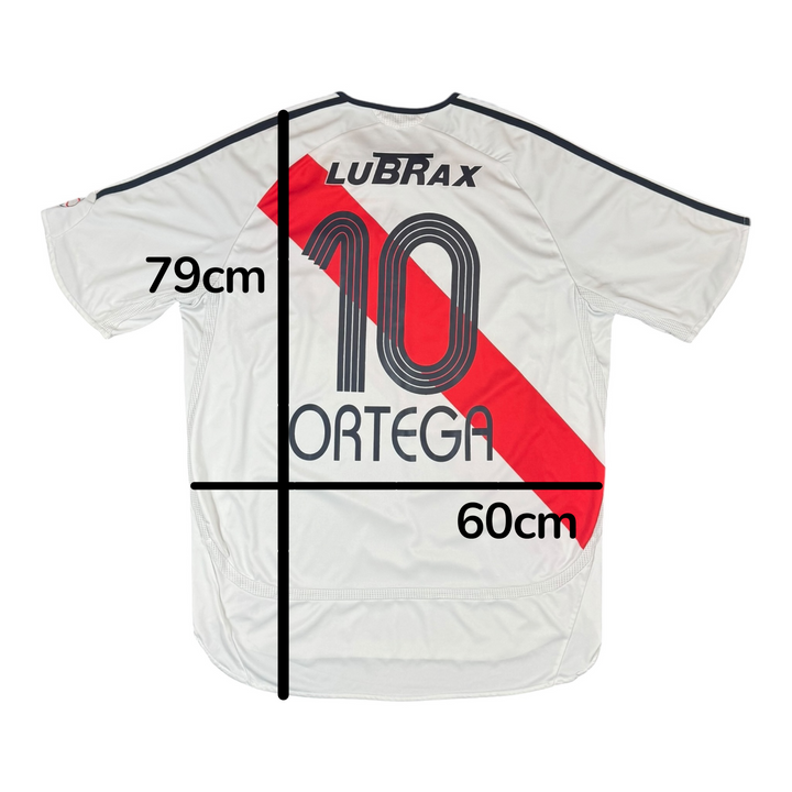 2006-07 River Plate Home Shirt ORTEGA #10 - 8/10 - (XL)