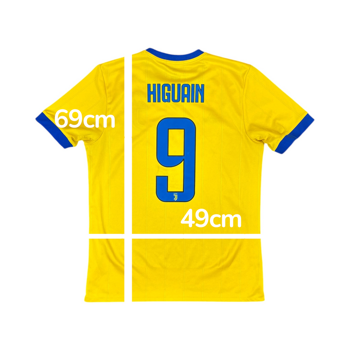 2017-18 Juventus Away Shirt HIGUAIN #9 - 8/10 - (M)