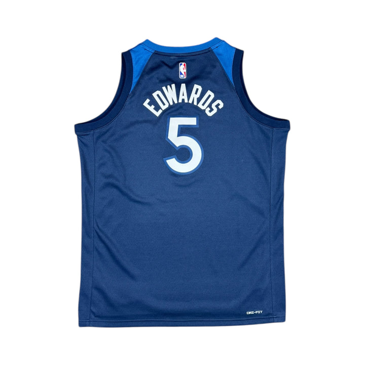 2023-24 Minnesota Timberwolves Nike Basketball Jersey #5 EDWARDS - 8/10 - (Youth XL)
