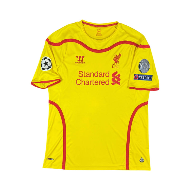 2014-15 Liverpool Warrior Away Shirt GERRARD #8 - 8/10 - (XL)